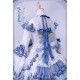 Bramble Rose Butterfly And Blue And White Porcelain One Piece(Reservation/2 Colours/Full Payment Without Shipping)